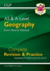AS and A-Level Geography: Edexcel Complete Revision & Practice (with Online Edition): for the 2024 and 2025 exams - Book