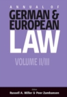Annual of German and European Law : Volume II and III - eBook
