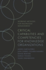 Critical Capabilities and Competencies for Knowledge Organizations - eBook