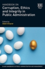 Handbook on Corruption, Ethics and Integrity in Public Administration - eBook