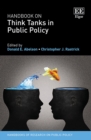Handbook on Think Tanks in Public Policy - eBook