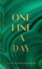 Malachite Green One Line a Day : A Five-Year Memory Book - Book