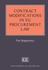 Contract Modifications in EU Procurement Law - eBook