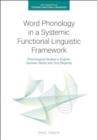 Word Phonology in a Systemic Functional Linguistic Framework : Phonological Studies in English, German, Welsh and Tera (Nigeria) - Book