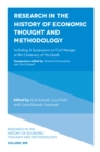 Research in the History of Economic Thought and Methodology : Including A Symposium on Carl Menger at the Centenary of His Death - eBook