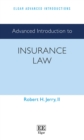 Advanced Introduction to Insurance Law - eBook