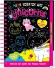 Neon Scratch Art Unicorns - Book