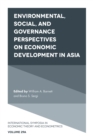 Environmental, Social, and Governance Perspectives on Economic Development in Asia - eBook