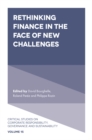 Rethinking Finance in the Face of New Challenges - eBook