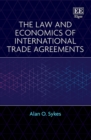 Law and Economics of International Trade Agreements - eBook