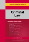 A Straightforward Guide to Criminal Law - eBook