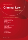 An Emerald Guide To Criminal Law : Revised Edition - eBook