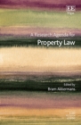 Research Agenda for Property Law - eBook