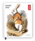 British Library: Children's Illustrators 2024 Desk Diary - Week to View, Illustrated on every page - Book