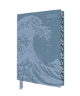 Katsushika Hokusai: The Great Wave 2024 Artisan Art Vegan Leather Diary - Page to View with Notes - Book