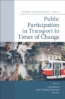 Public Participation in Transport in Times of Change - eBook