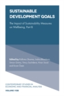 Sustainable Development Goals : The Impact of Sustainability Measures on Wellbeing - eBook