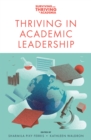 Thriving in Academic Leadership - eBook