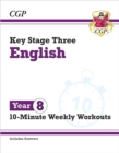 KS3 Year 8 English 10-Minute Weekly Workouts - Book