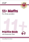 11+ Maths Practice Book & Assessment Tests - Ages 6-7 (for all test providers) - Book