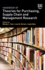 Handbook of Theories for Purchasing, Supply Chain and Management Research - eBook