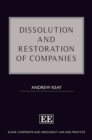 Dissolution and Restoration of Companies - eBook