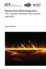 Metasurface Electromagnetics : The Cagniard-DeHoop time-domain approach - eBook