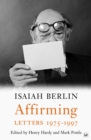 Affirming : Letters 1975-1997 - Book