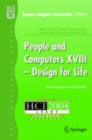 People and Computers XVIII - Design for Life : Proceedings of HCI 2004 - eBook