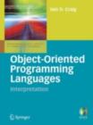 Object-Oriented Programming Languages: Interpretation - eBook