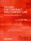 English for Contract & Company Law - Book
