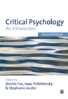 Critical Psychology : An Introduction - Book