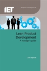 Lean Product Development : A manager's guide - eBook