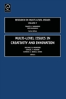 Multi Level Issues in Creativity and Innovation - eBook