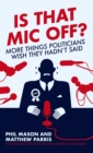 Is That Mic Off? - eBook