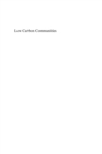 Low Carbon Communities : Imaginative Approaches to Combating Climate Change Locally - eBook