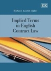 Implied Terms in English Contract Law - eBook