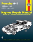 Porsche 944 4-cylinder (1983-1989) HaynesRepair Manual(USA) - Book