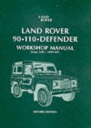 Land Rover 90/110 Defender Workshop Manual 1983 on - Book