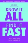 Know it All, Find it Fast : An A-Z source guide for the enquiry desk - eBook