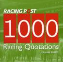 1000 Racing Quotations - Book