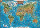 World children's map flat laminated - Book
