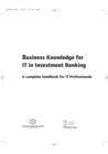 Business Knowledge for IT in Investment Banking - eBook