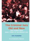 Criminal Jury Old and New - eBook