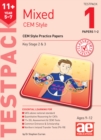 11+ Mixed CEM Style Testpack 1 Papers 1-2 : CEM Style Practice Papers - Book