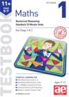 11+ Maths Year 5-7 Testbook 1 : Numerical Reasoning Standard 15 Minute Tests - Book