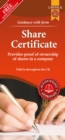 Share Certificate - Book