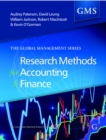Research Methods for Accounting and Finance - Book