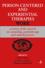 Person-Centered and Experiential Therapies Work - eBook