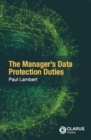 The Manager's Data protection Duties - Book
